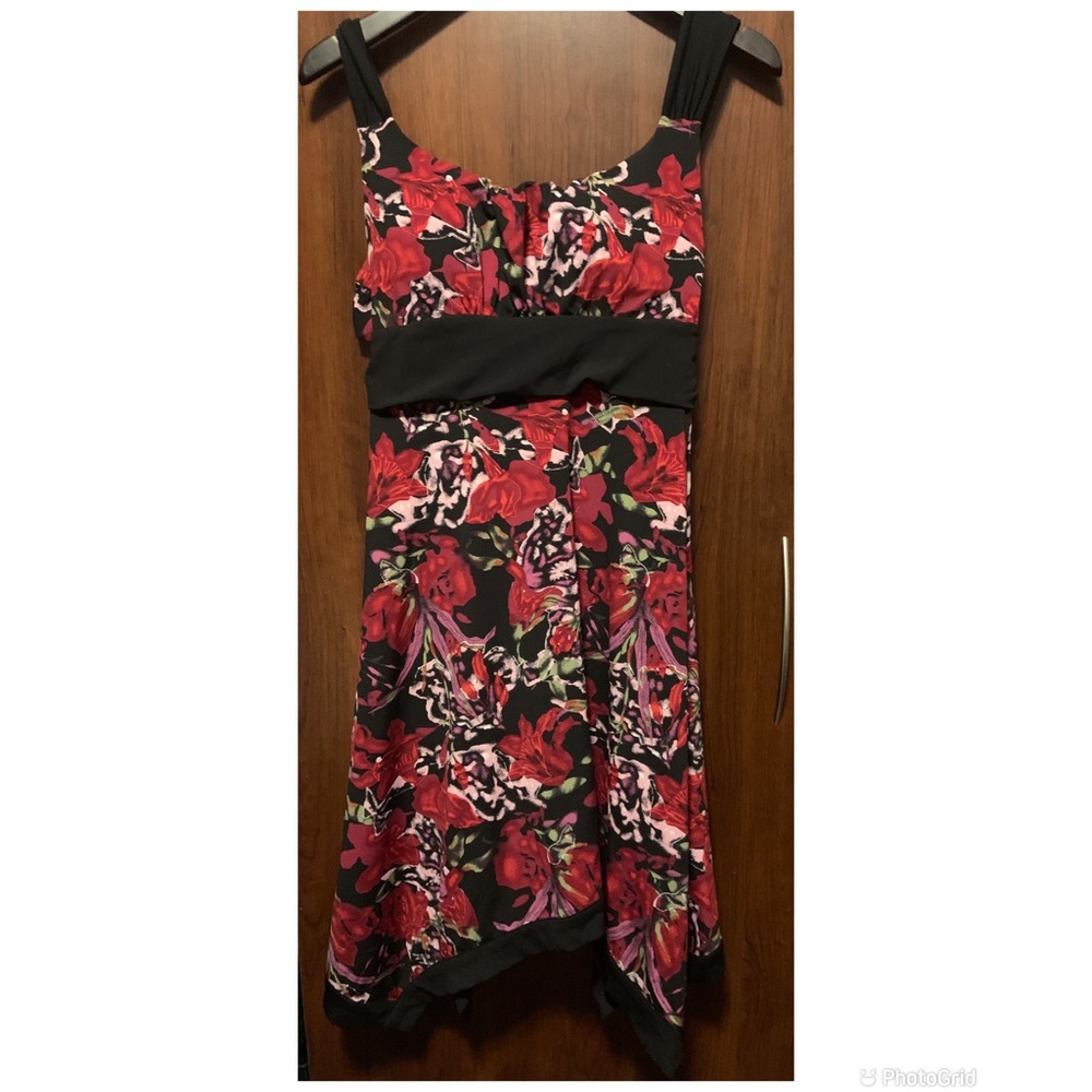 Empire waist high low dress